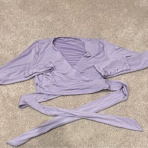 Lavender Women's Wrap Robe